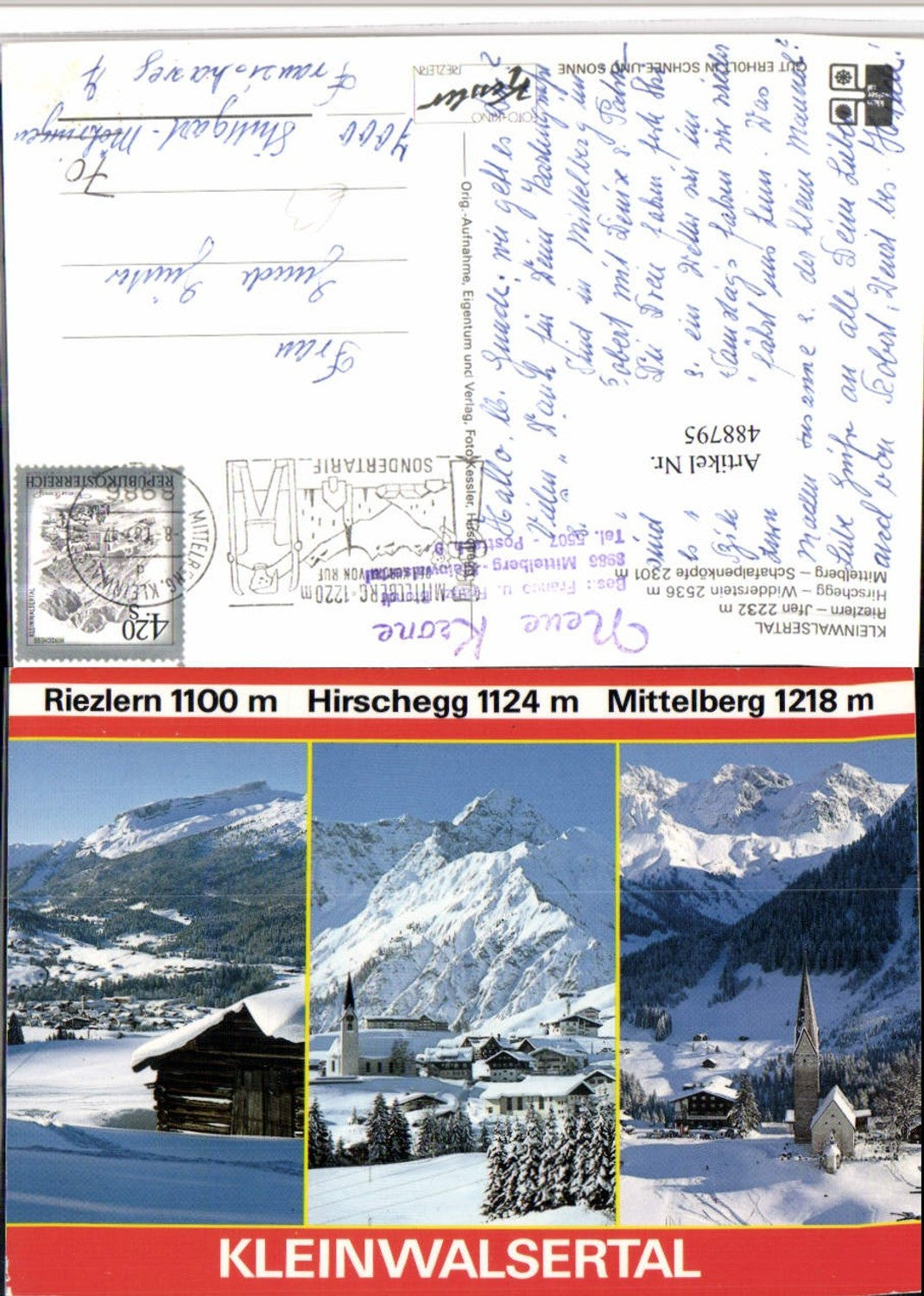 Alte Ansichtskarte – Old Postcard
