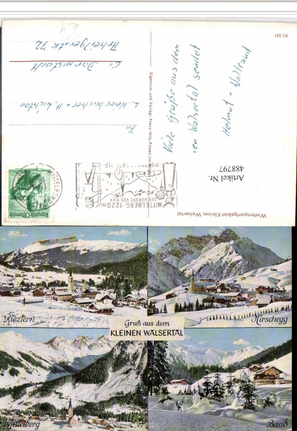 Alte Ansichtskarte – Old Postcard