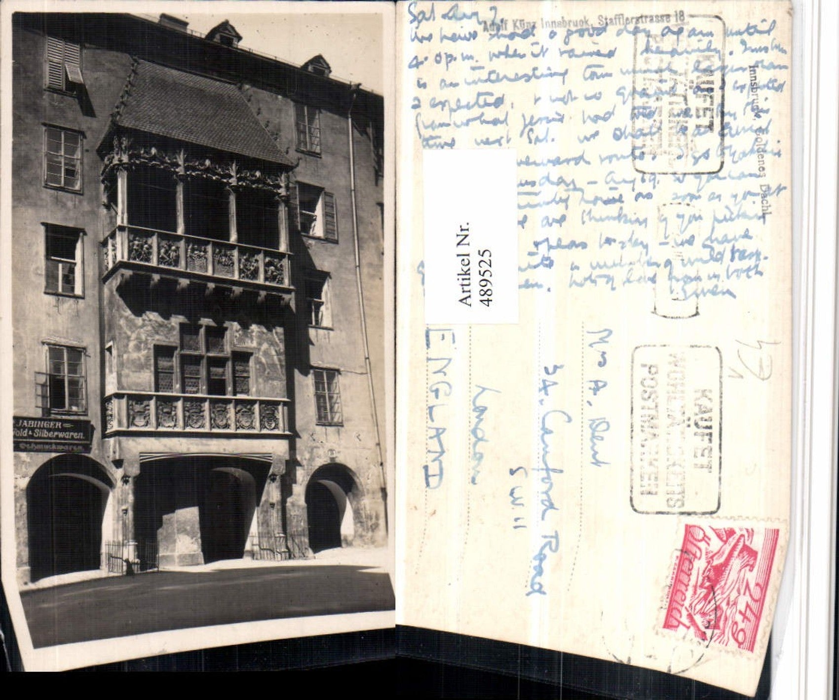 Alte Ansichtskarte – Old Postcard