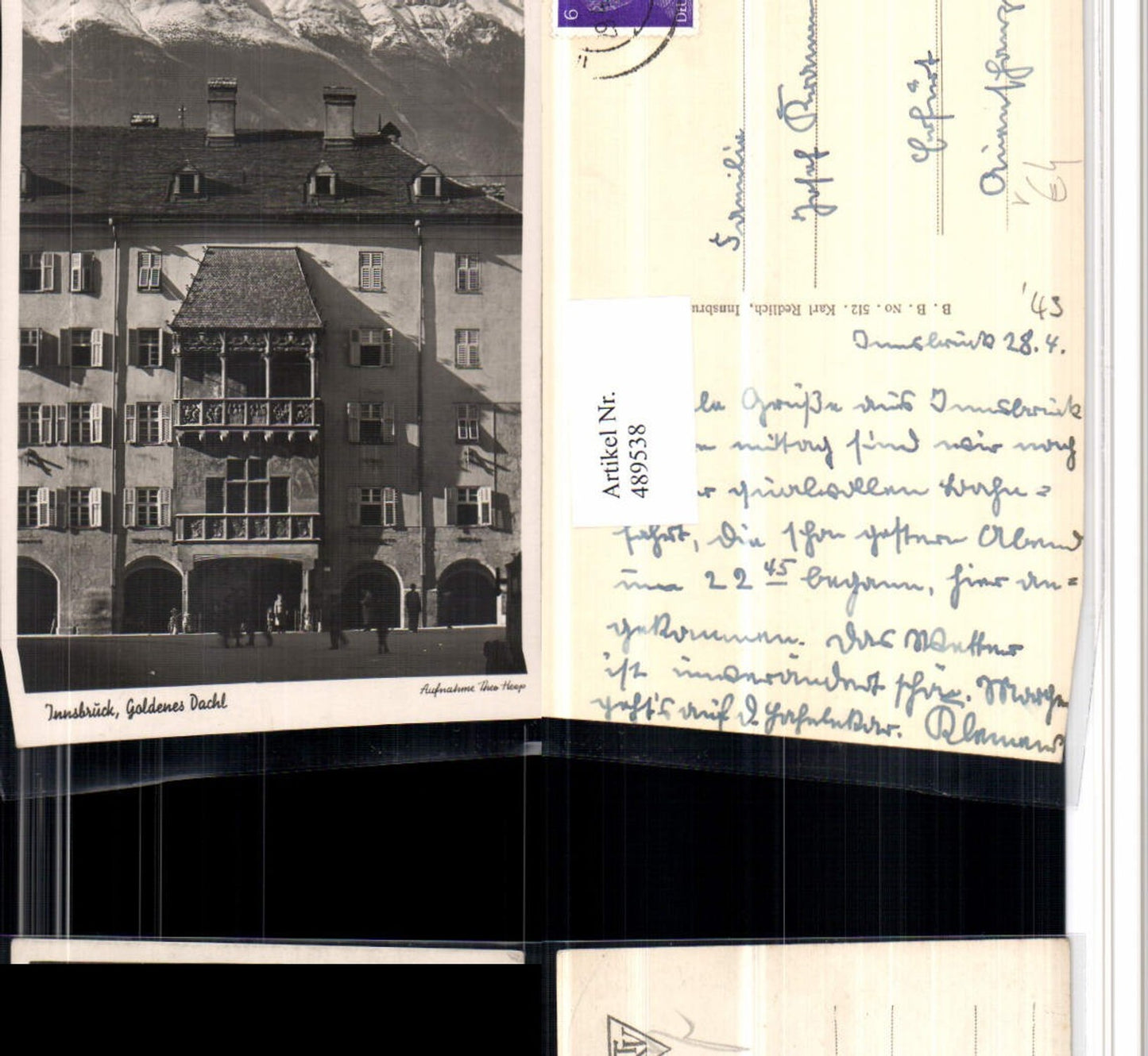 Alte Ansichtskarte – Old Postcard