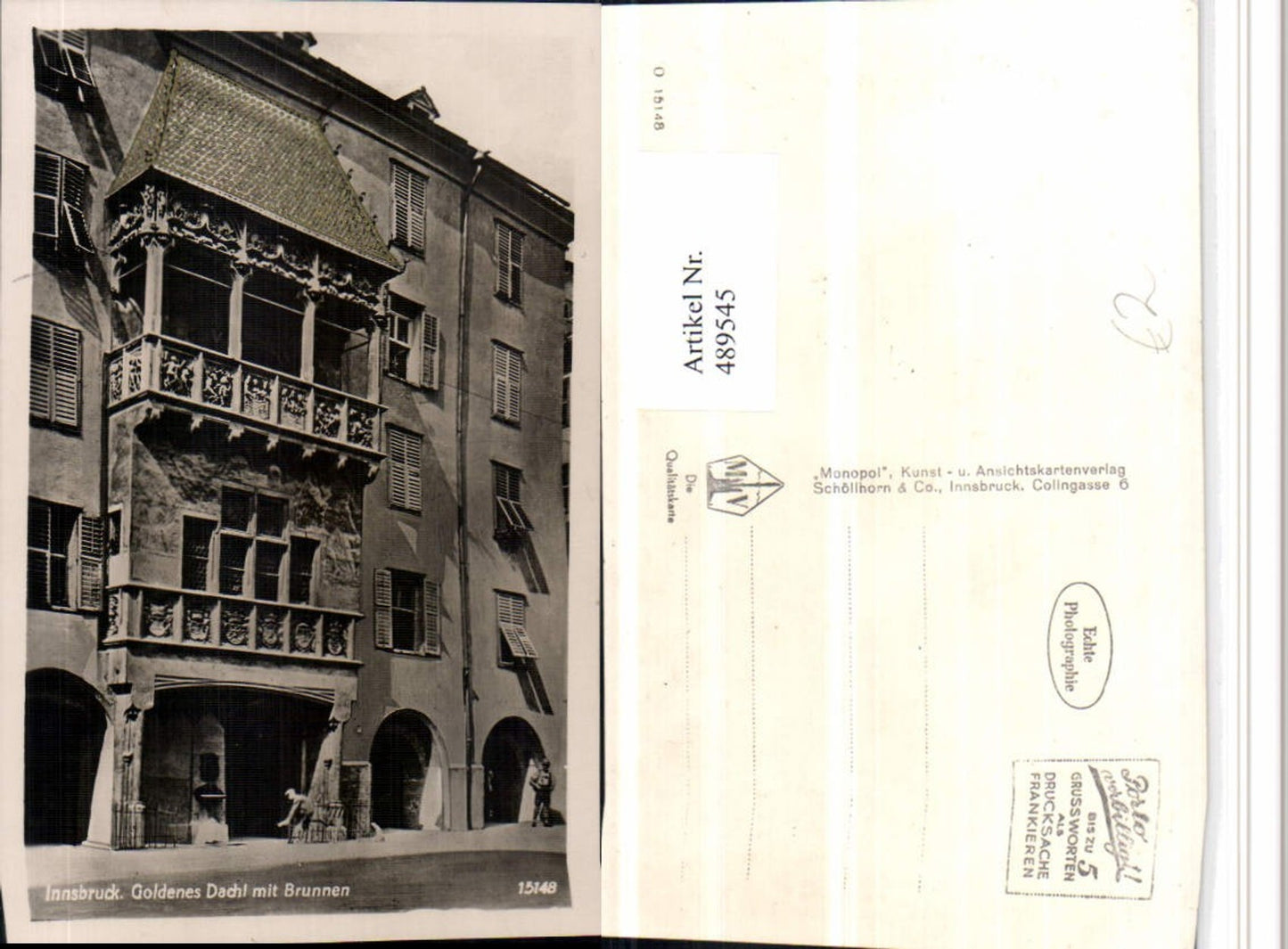 Alte Ansichtskarte – Old Postcard