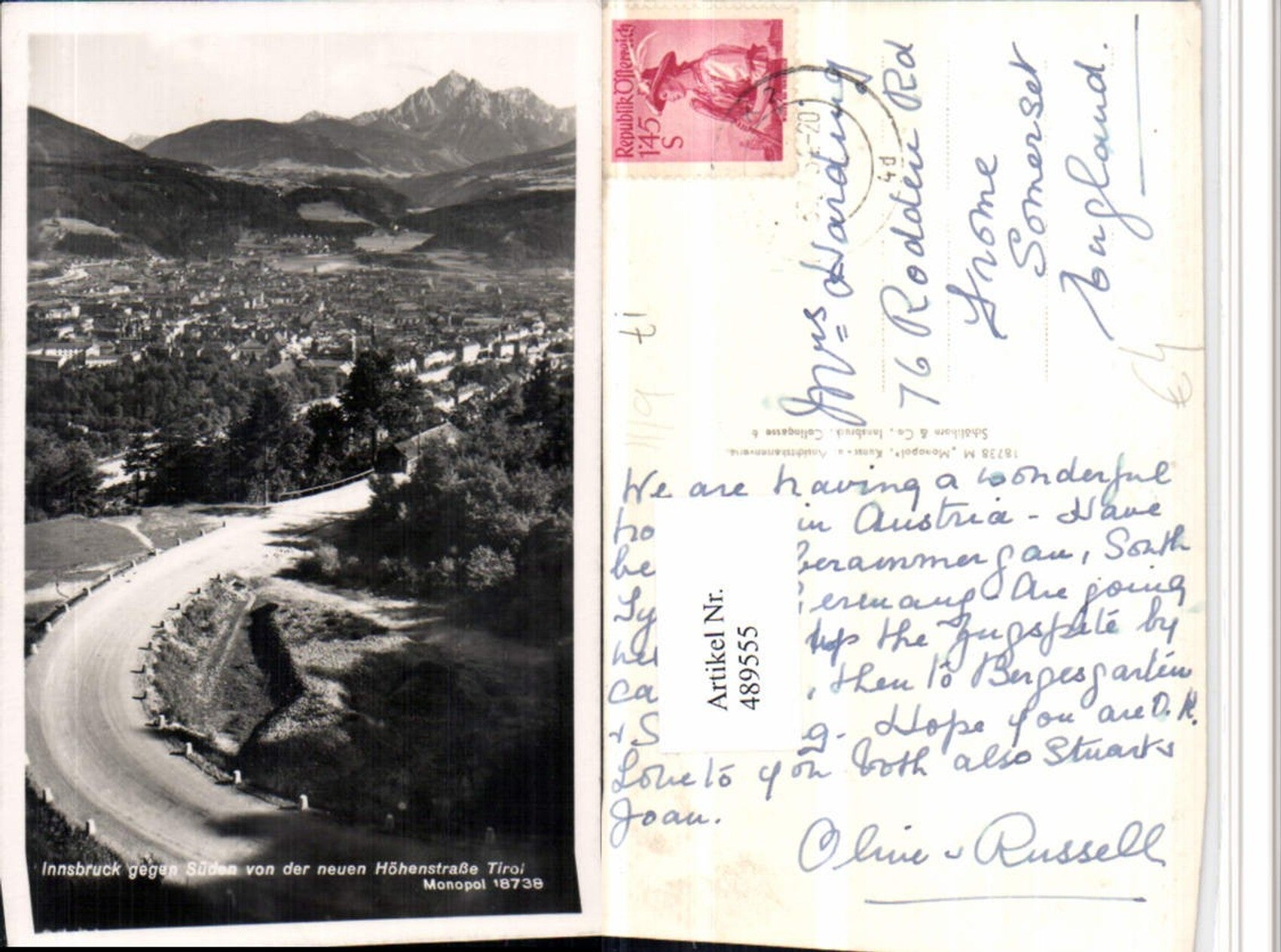 Alte Ansichtskarte – Old Postcard