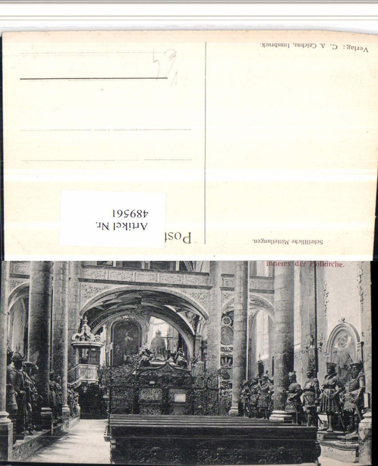 Alte Ansichtskarte – Old Postcard