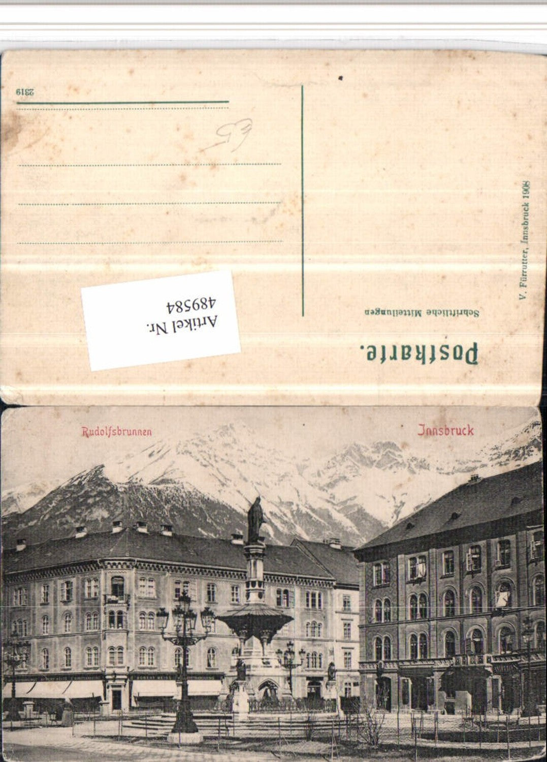 Alte Ansichtskarte – Old Postcard