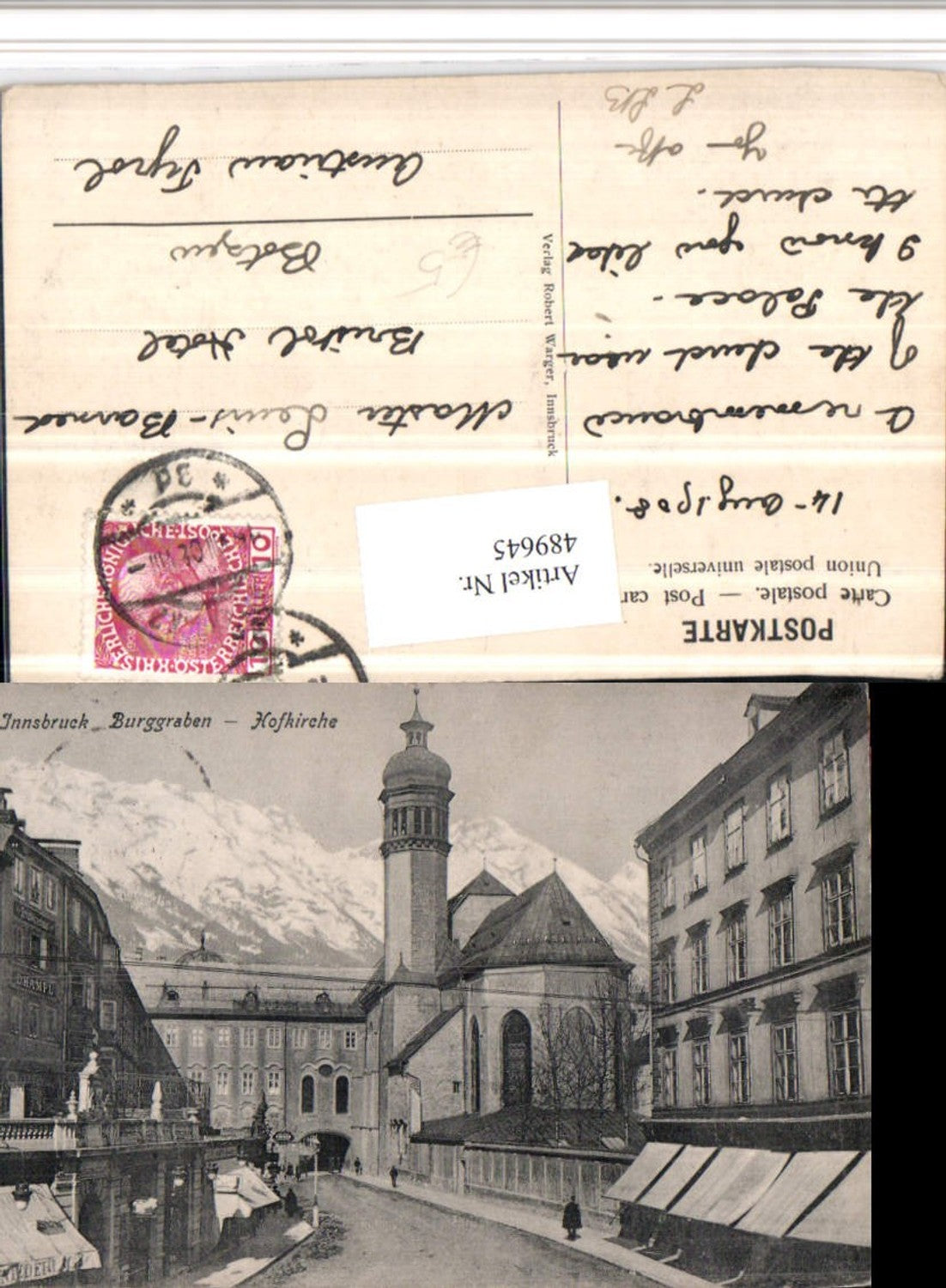 Alte Ansichtskarte – Old Postcard