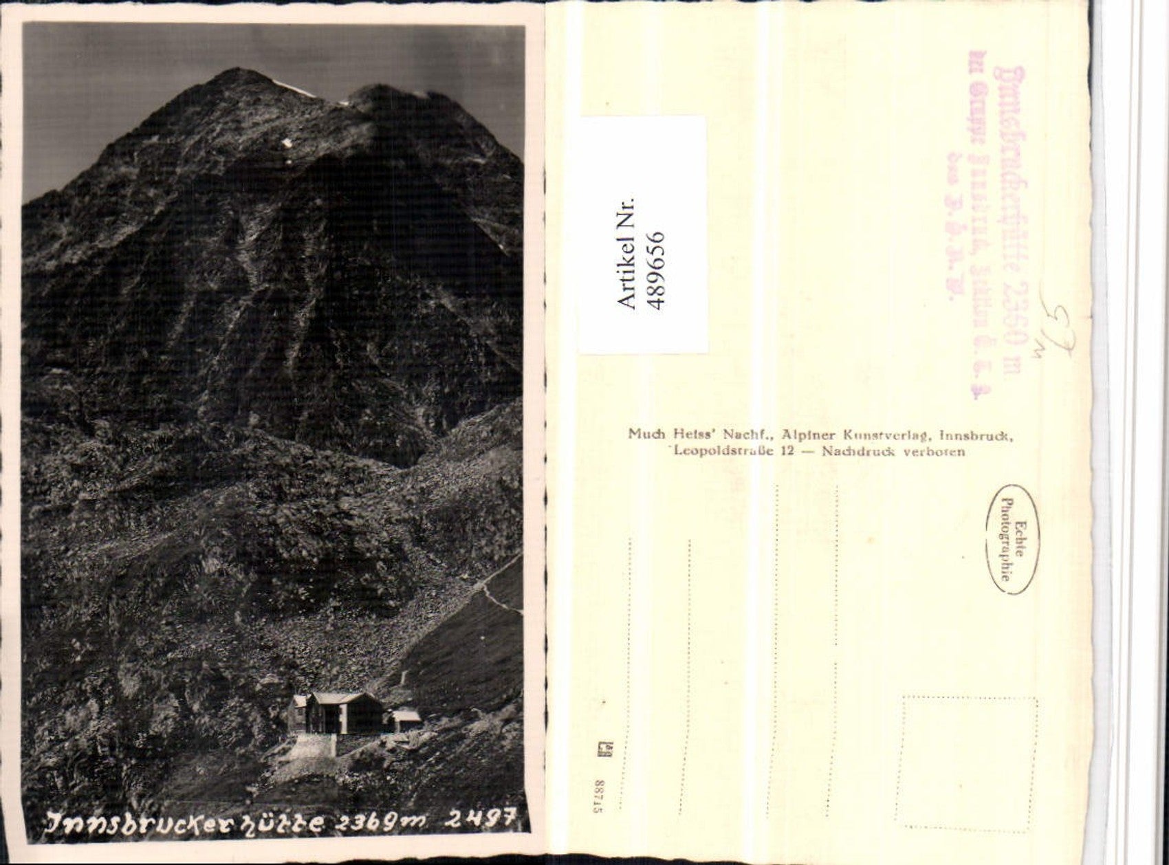 Alte Ansichtskarte – Old Postcard