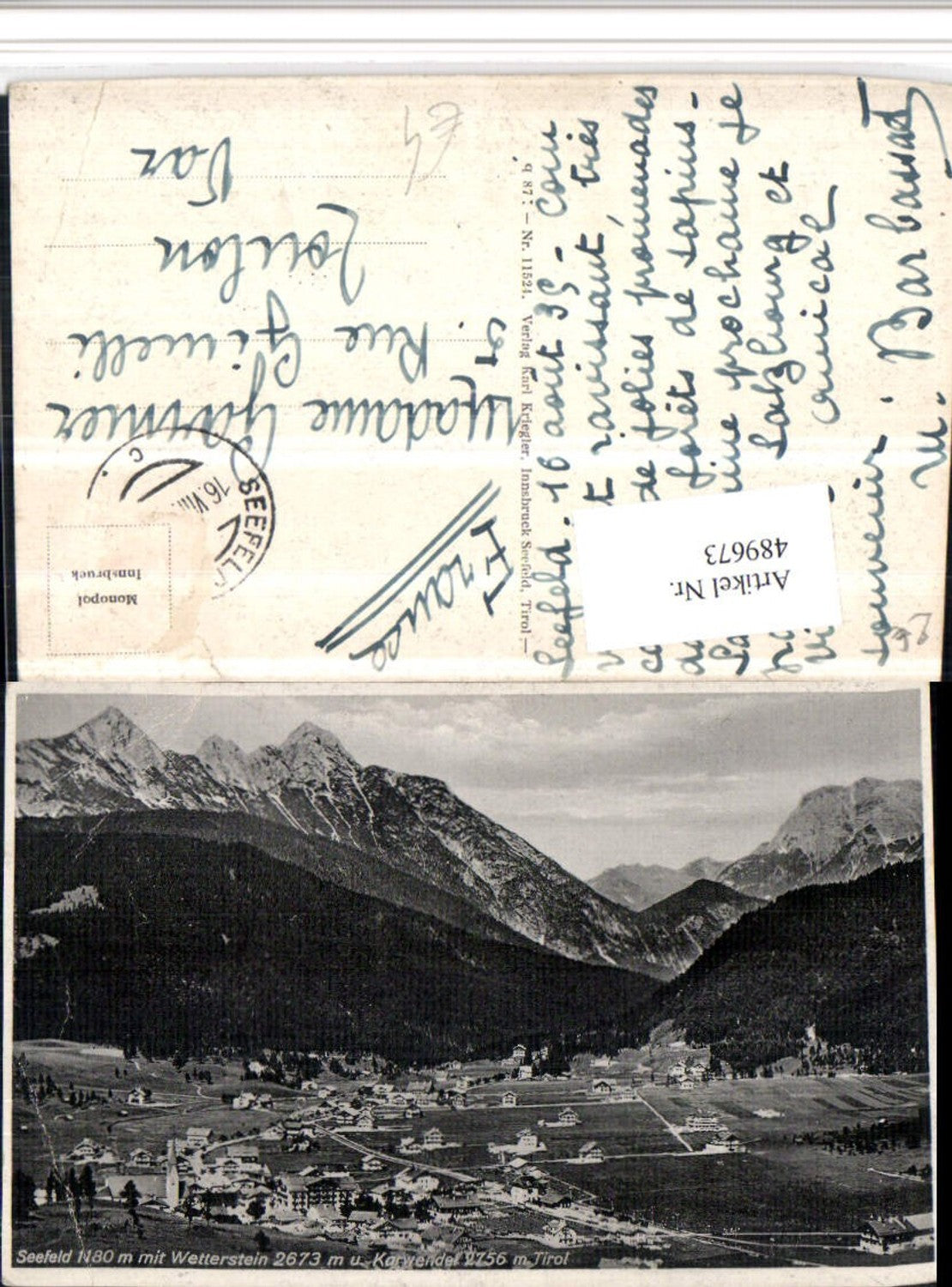 Alte Ansichtskarte – Old Postcard