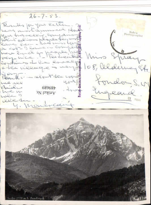 Alte Ansichtskarte – Old Postcard
