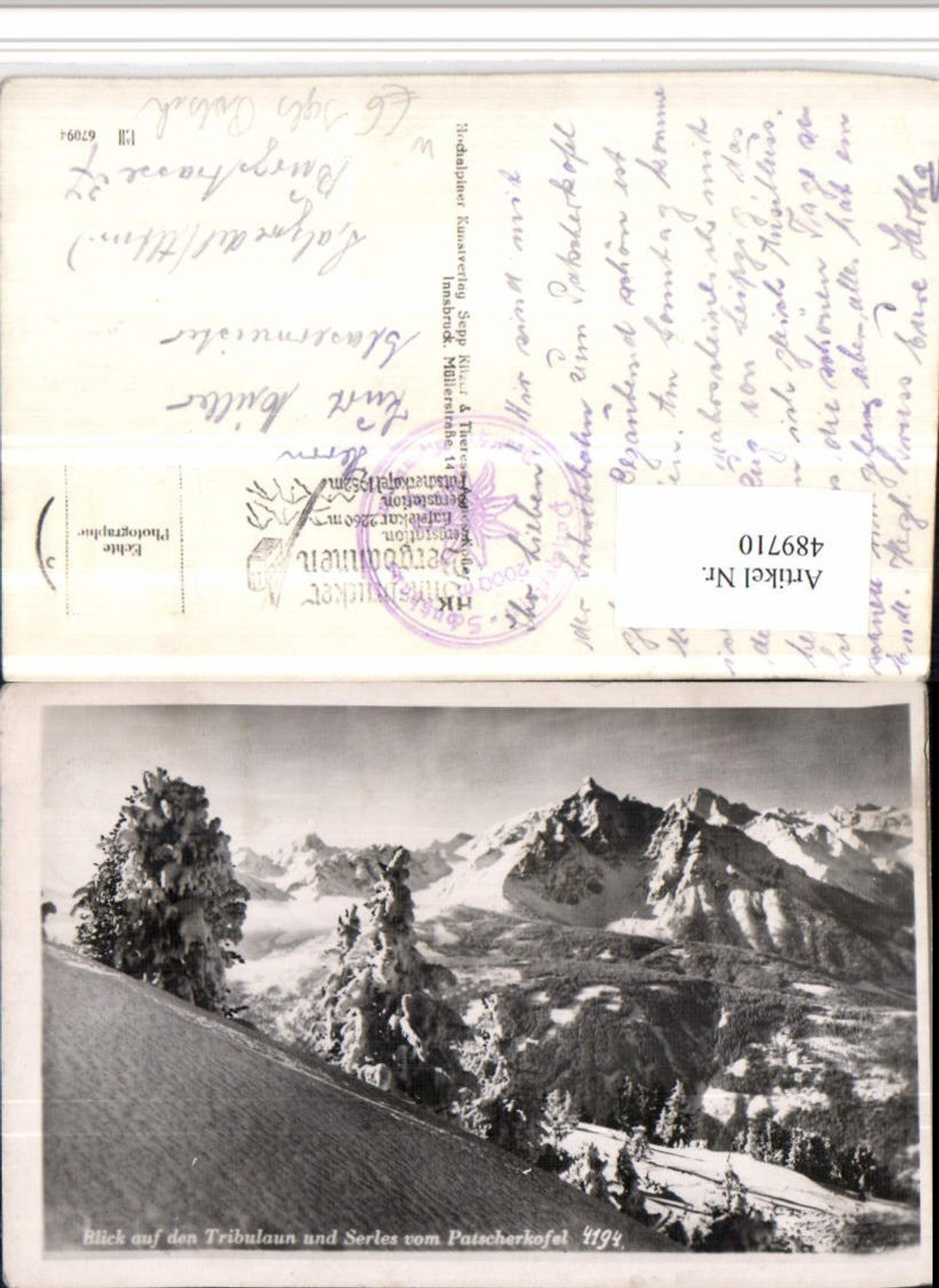 Alte Ansichtskarte – Old Postcard