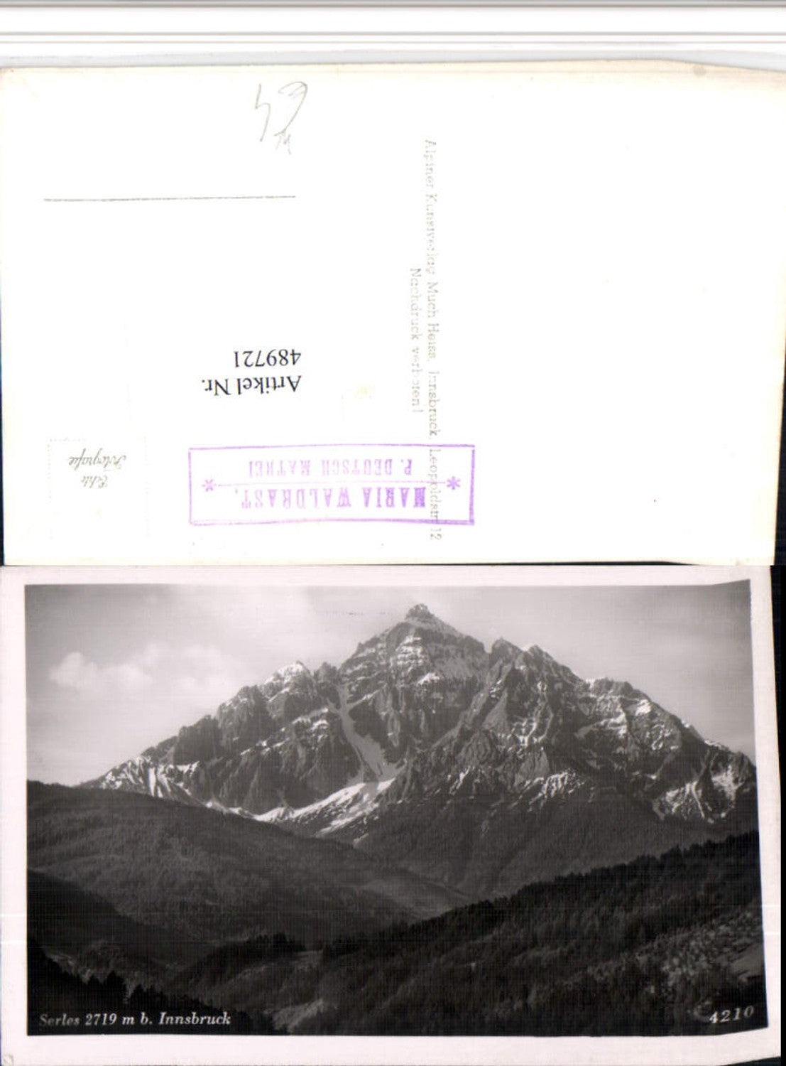 Alte Ansichtskarte – Old Postcard