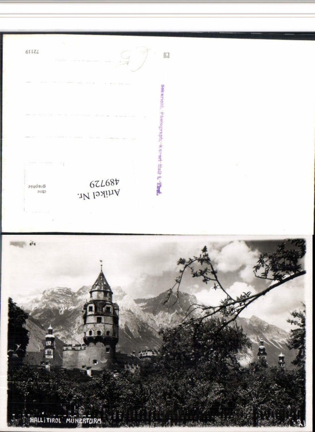 Alte Ansichtskarte – Old Postcard