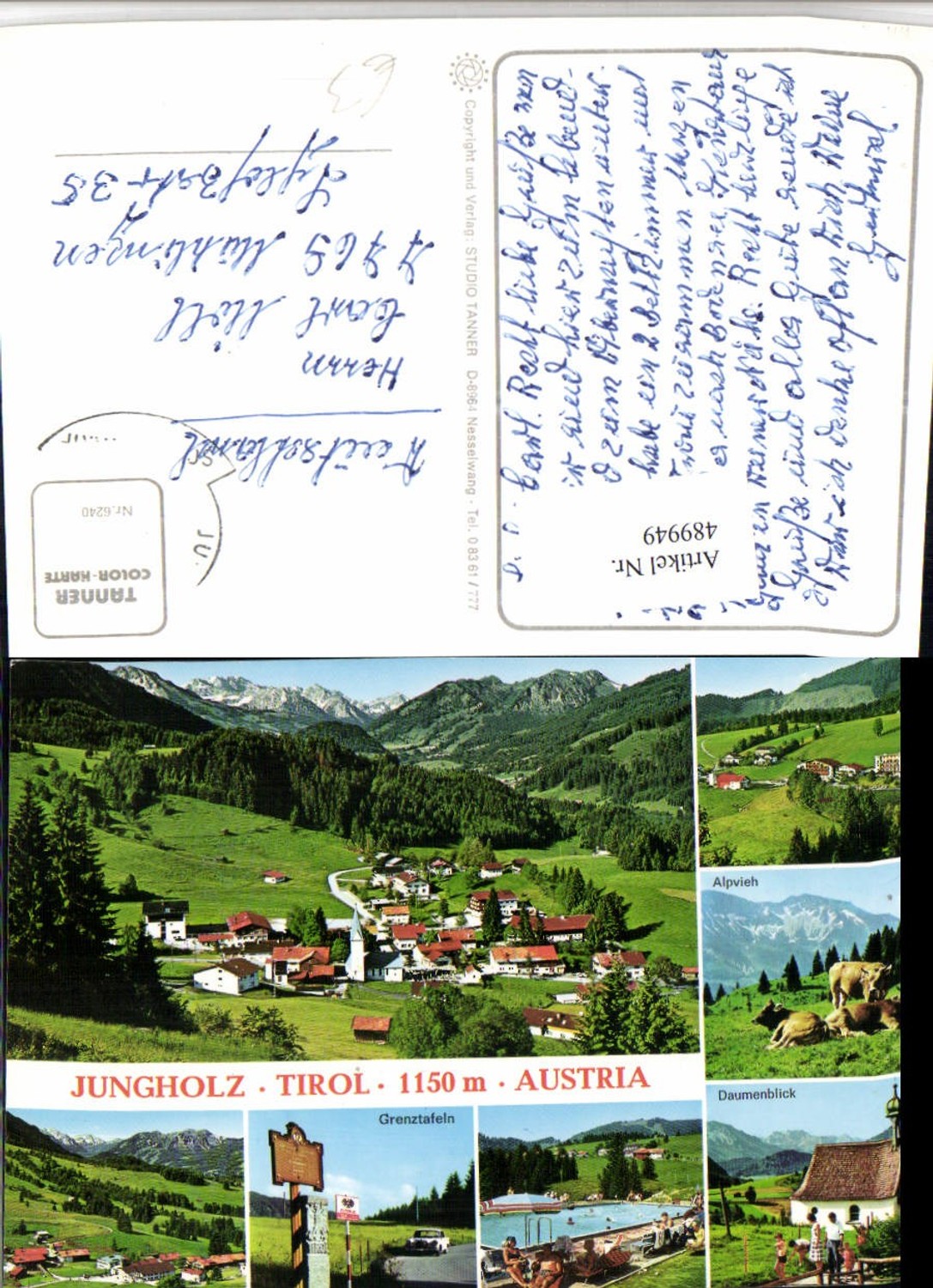 Alte Ansichtskarte – Old Postcard