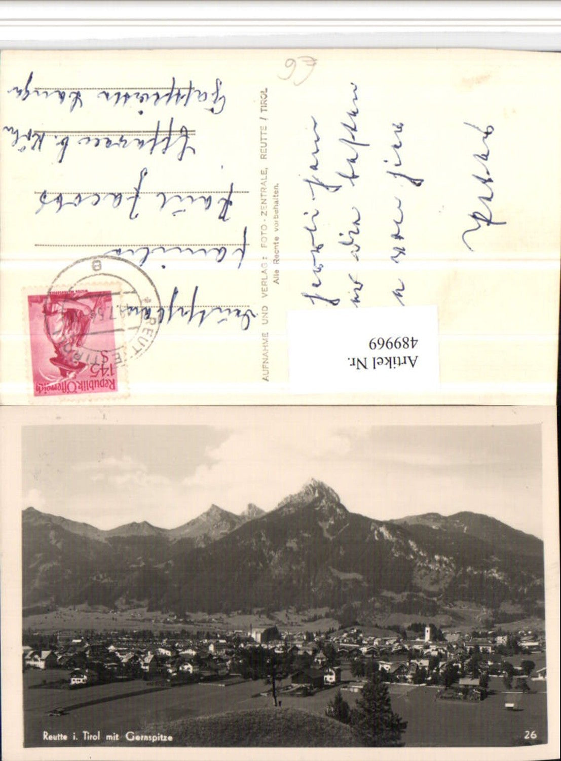 Alte Ansichtskarte – Old Postcard