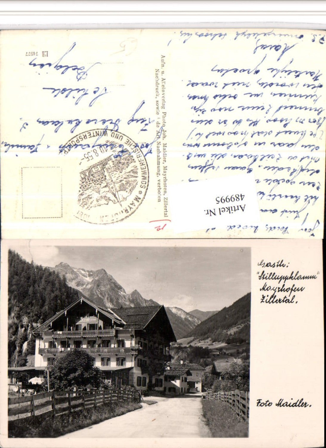 Alte Ansichtskarte – Old Postcard