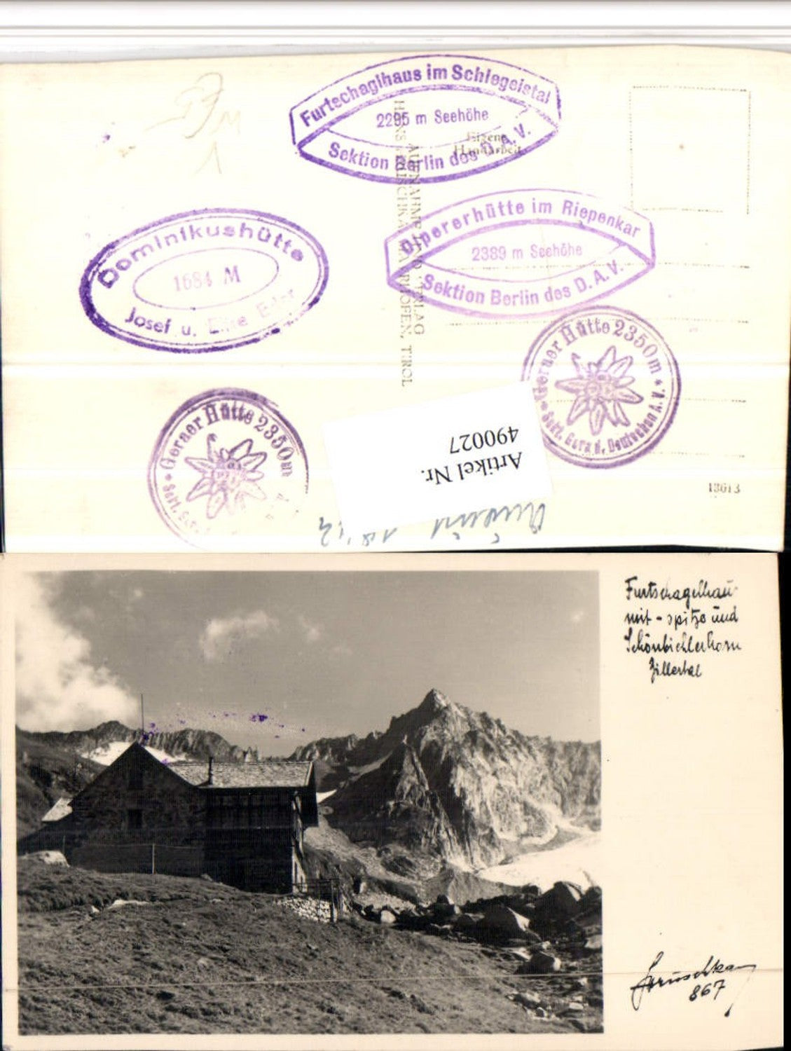 Alte Ansichtskarte – Old Postcard