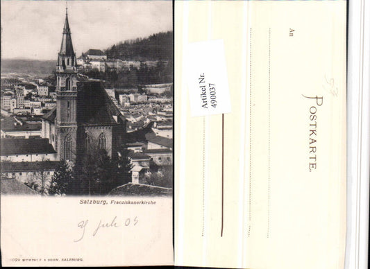 490037,Salzburg Franziskanerkirche Kirche