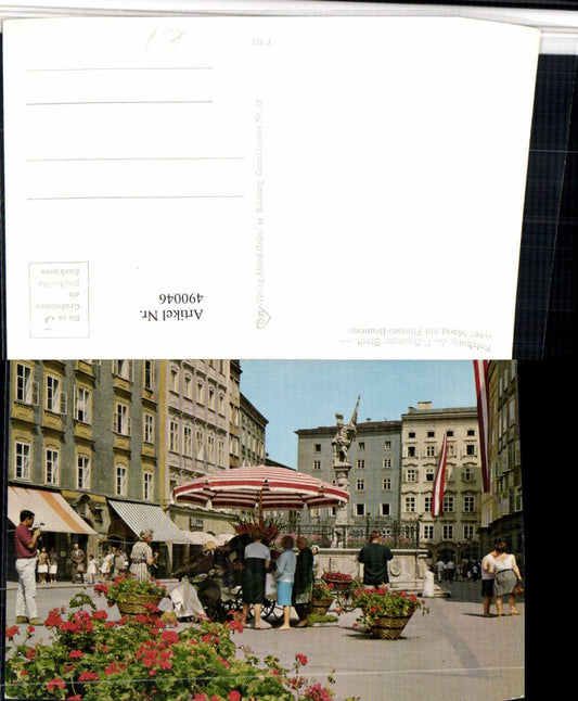 490046,Salzburg Alter Markt m. Floriani-Brunnen pub Cosy
