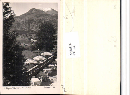 490102,St. Gilgen am Wolfgangsee Hotel Billroth pub Gastberger 67