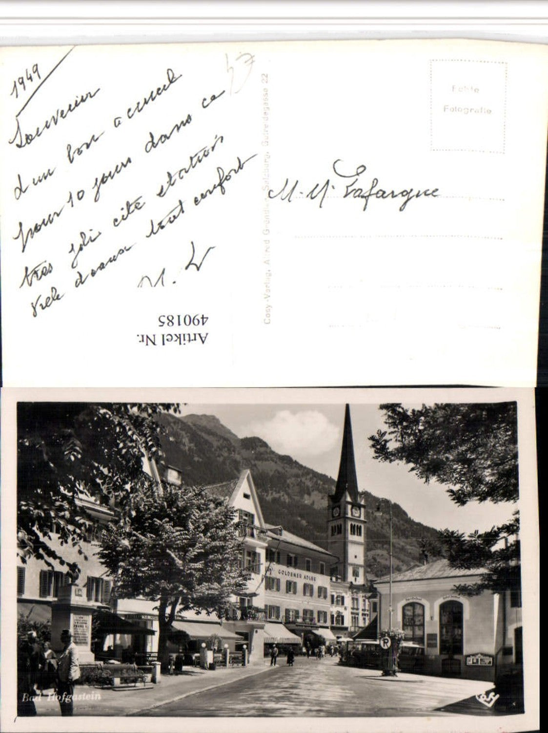 Alte Ansichtskarte – Old Postcard