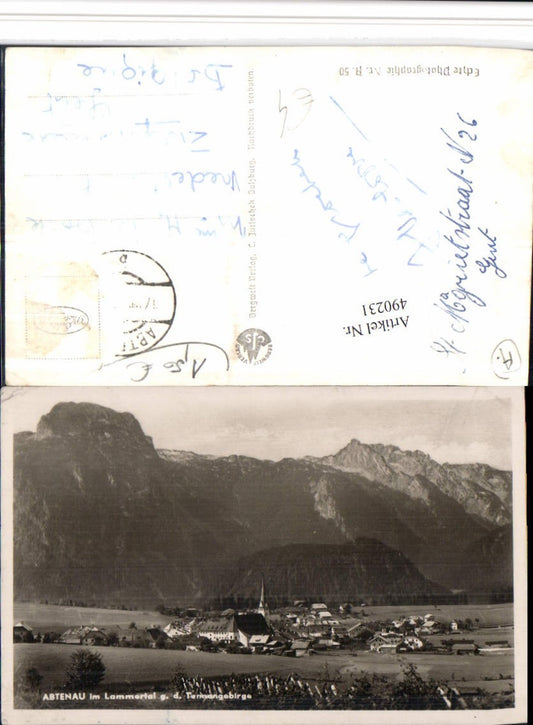 490231,Abtenau im Lammertal Totale geg. Tennengebirge Bergkulisse