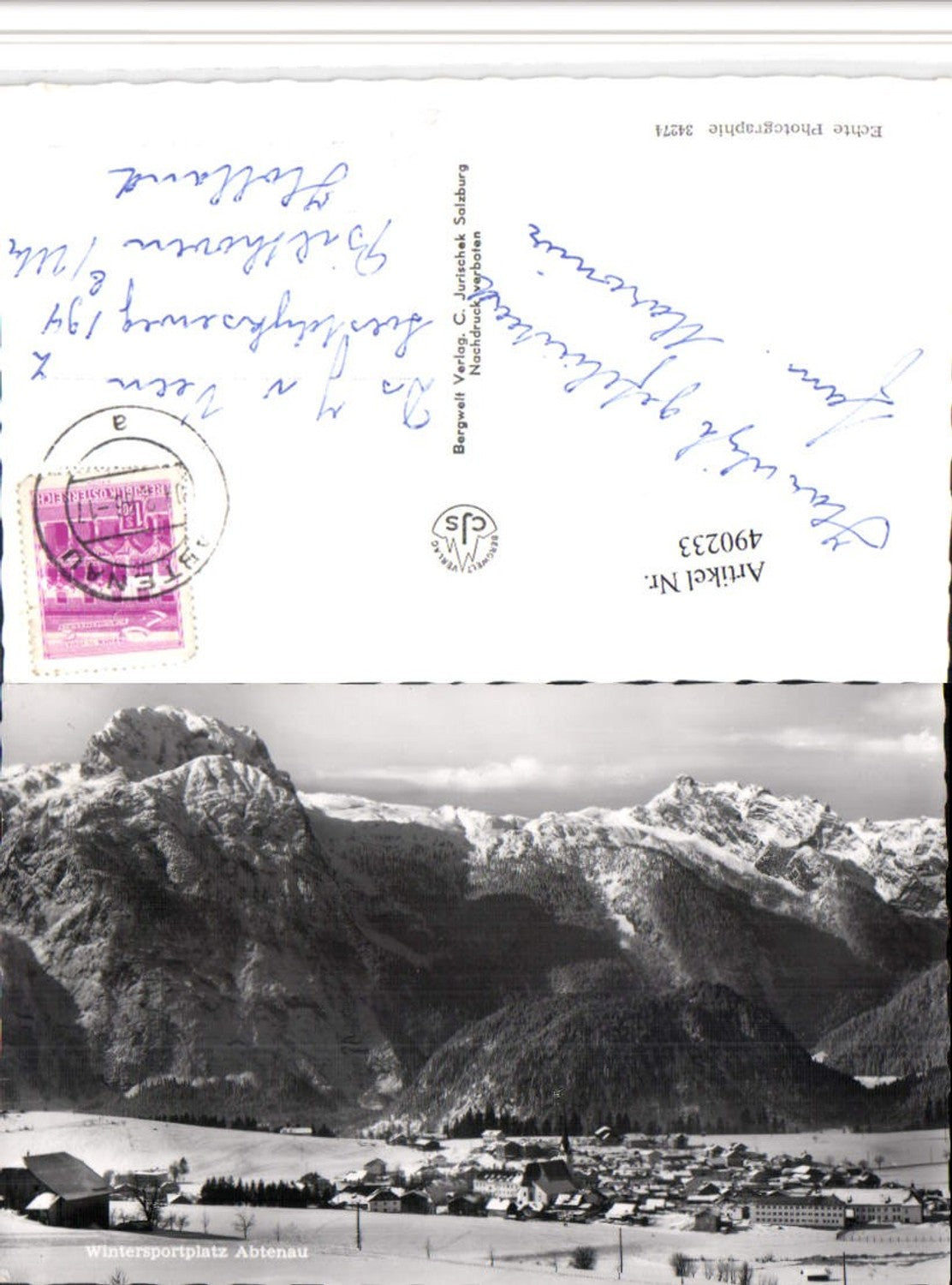 490233,Abtenau Totale Bergkulisse