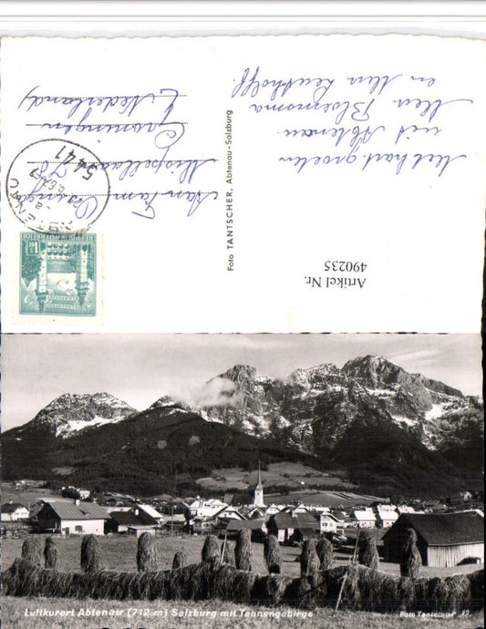 490235,Abtenau Totale m. Tennengebirge Bergkulisse
