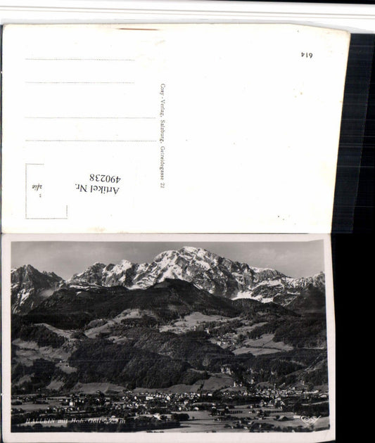 490238,Hallein Totale m. Hohen Göll Bergkulisse pub Cosy