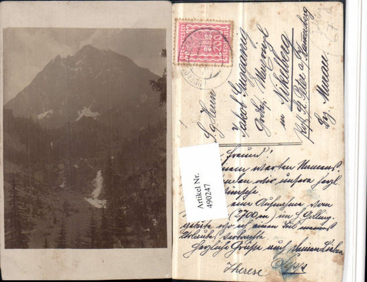 490247,Foto AK Golling Landschaft Bergkulisse