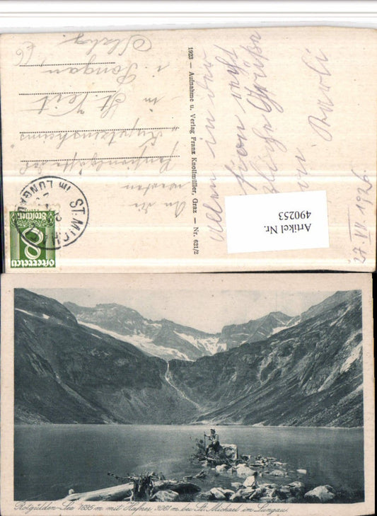 490253,Rotgülden-See b. Muhr St. Michael m. Hafner Bergkulisse