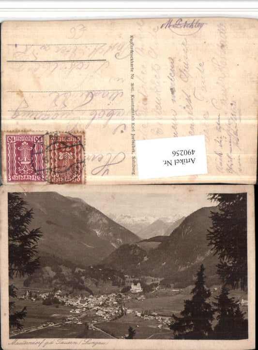 490256,Mauterndorf Totale geg. Tauern Bergkulisse