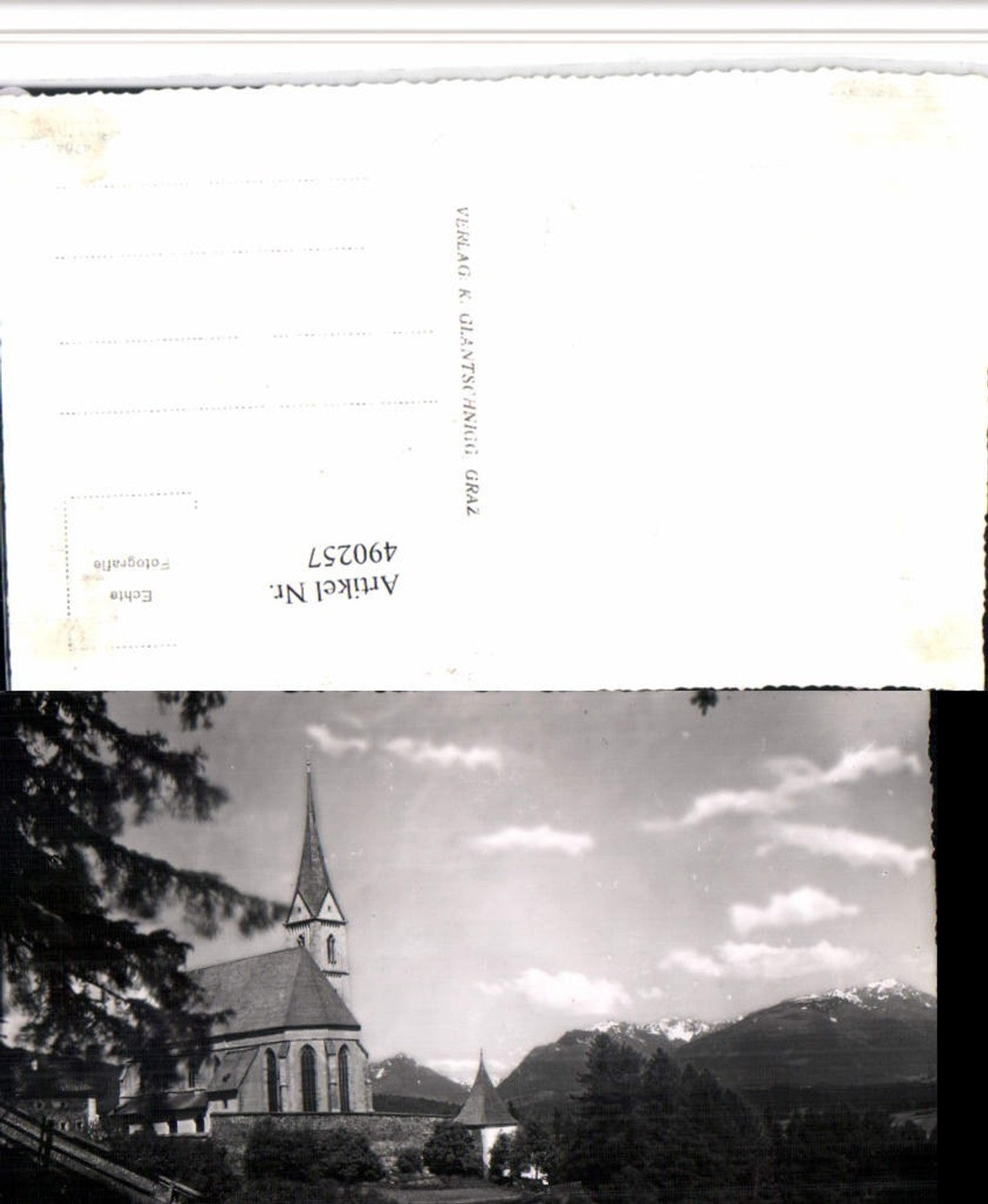 490257,St. Leonhard b. Tamsweg Kirche Bergkulisse