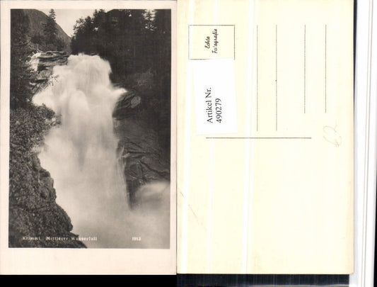 490279,Krimml Mittlerer Wasserfall