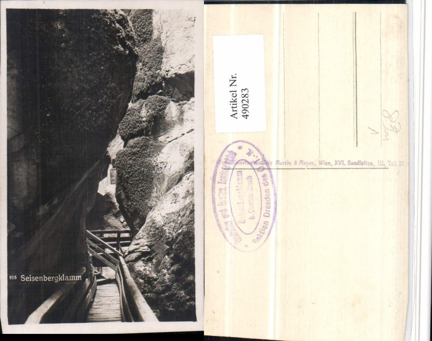 490283,Seisenbergklamm Klamm b. Weißbach bei Lofer pub Martin Mayer 916
