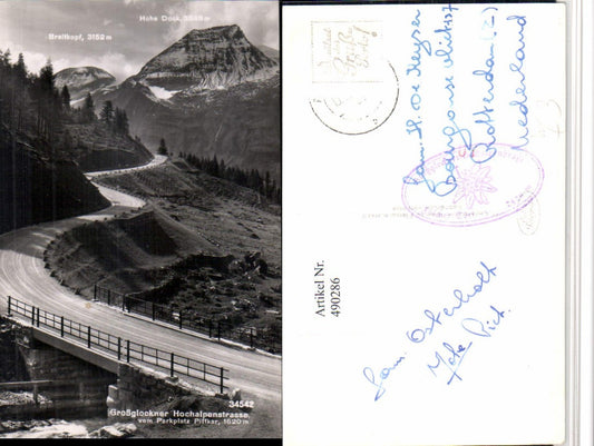 490286,Großglockner Hochalpenstraße b. Fusch vom Piffkar Bergkulisse