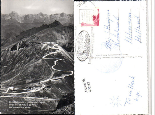 490287,Großglockner Hochalpenstraße b. Fusch m. Edelweißspitze Bergkulisse
