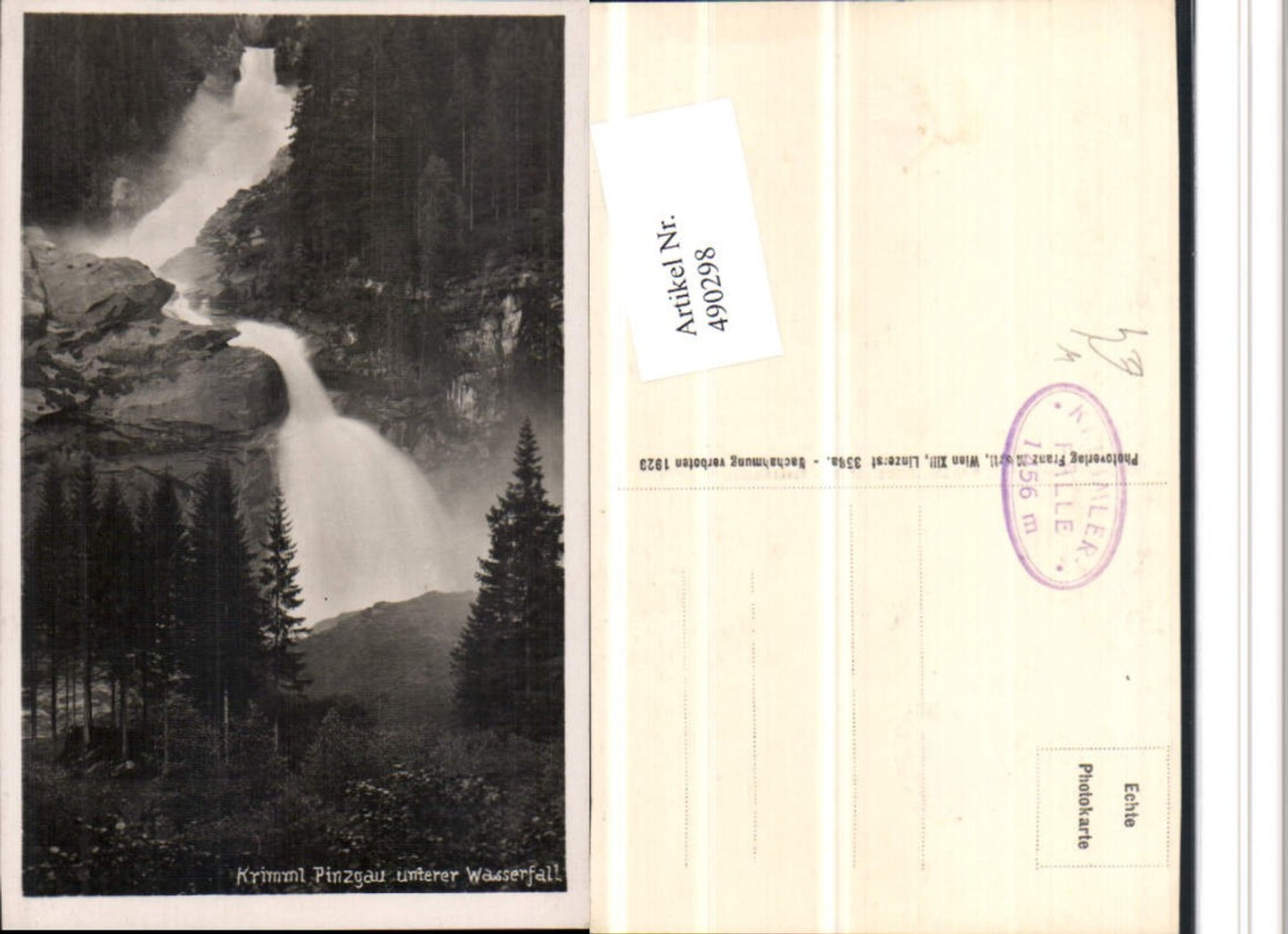 490298,Krimml Unterer Wasserfall