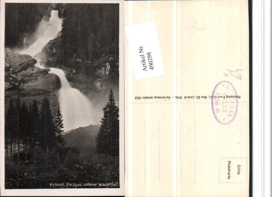 490298,Krimml Unterer Wasserfall