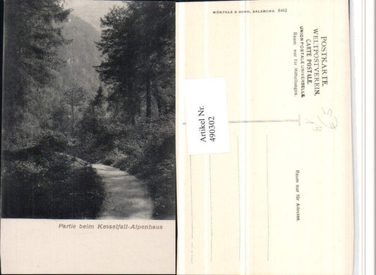 490302,Partie beim Kesselfall-Alpenhaus b. Kaprun pub Würthle & Sohn 8462