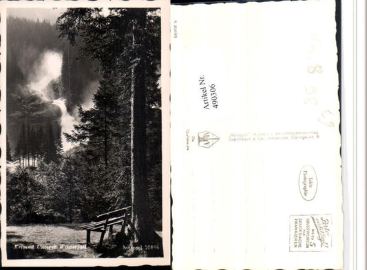 490306,Krimml Unterer Wasserfall