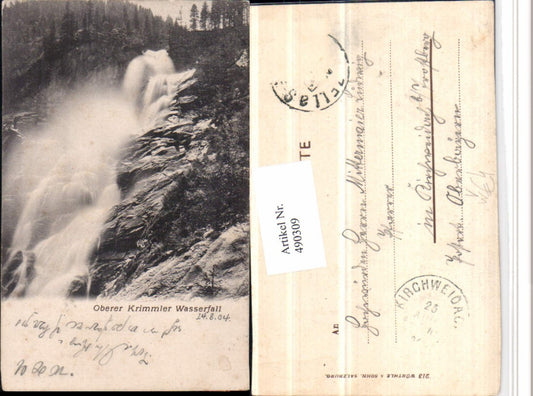 490309,Oberer Krimmler Wasserfall b. Krimml pub Würthle & Sohn 213