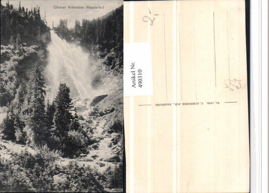 490310,Oberer Krimmler Wasserfall b. Krimml pub C. Jurischek 1842