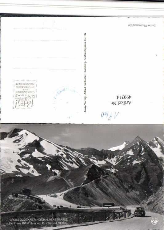 490314,Großglockner Hochalpenstraße Franz Rehrl-Haus b. Fusch pub Cosy 1174