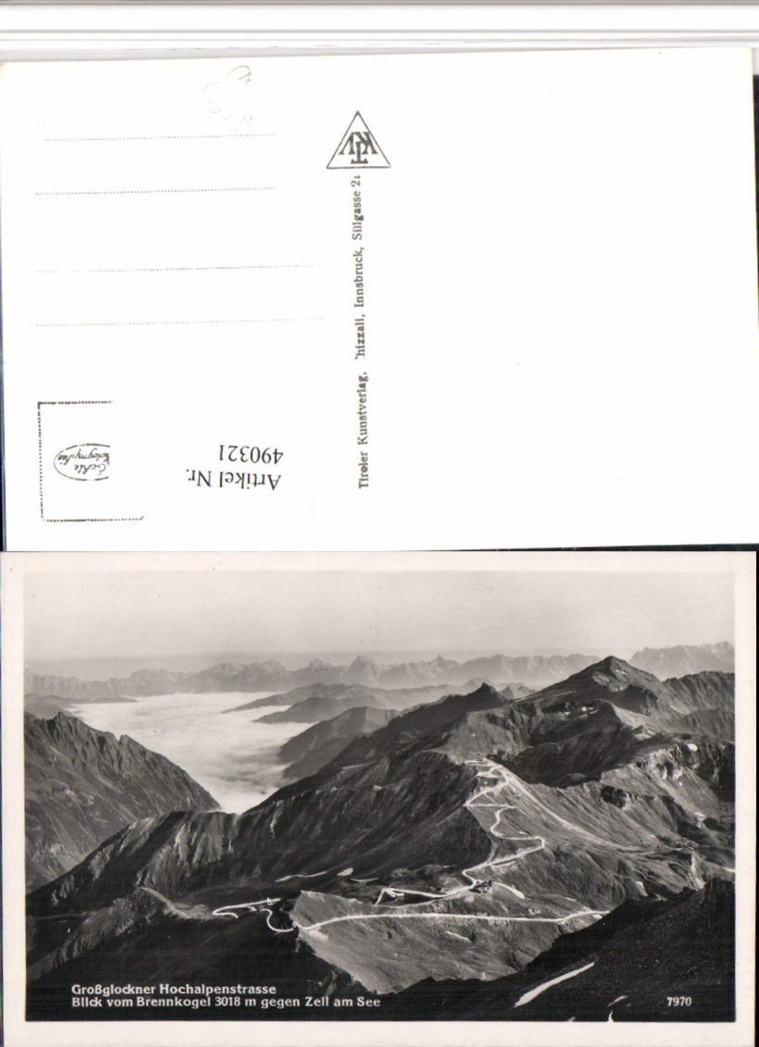 490321,Großglockner Hochalpenstraße Brennkogel geg. Zell am See Bergkulisse