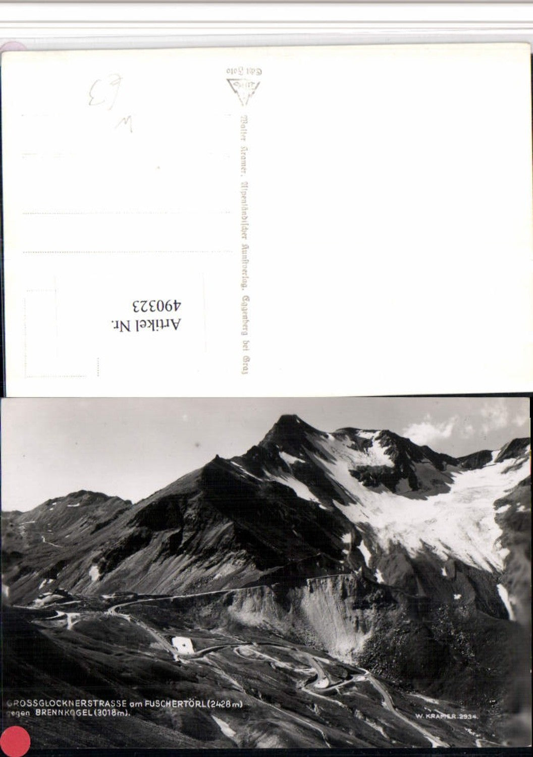 490323,Großglockner Hochalpenstraße Fuschertörl b. Fusch Bergkulisse