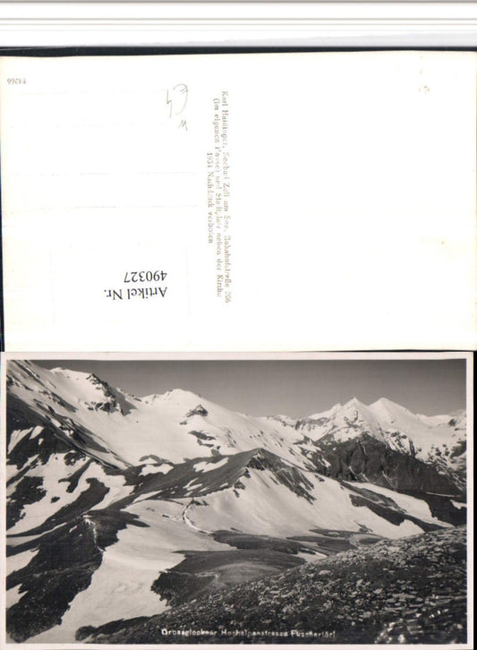 490327,Großglockner Hochalpenstraße Fuschertörl b. Fusch Bergkulisse