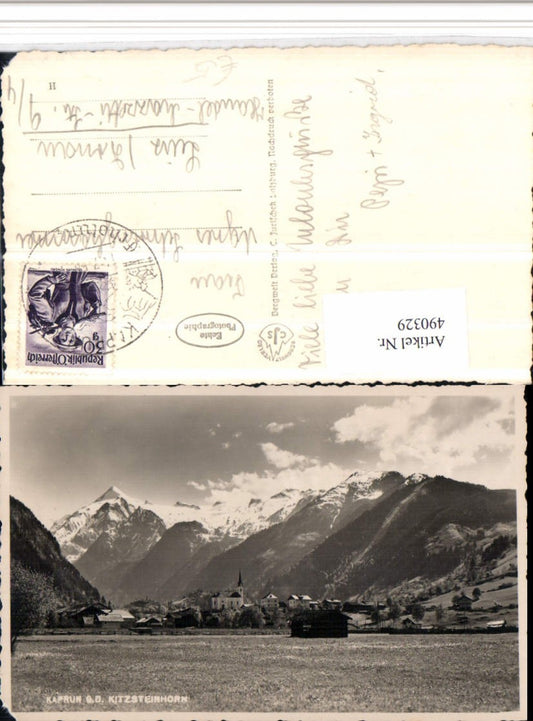 490329,Kaprun Totale geg. Kitzsteinhorn Bergkulisse