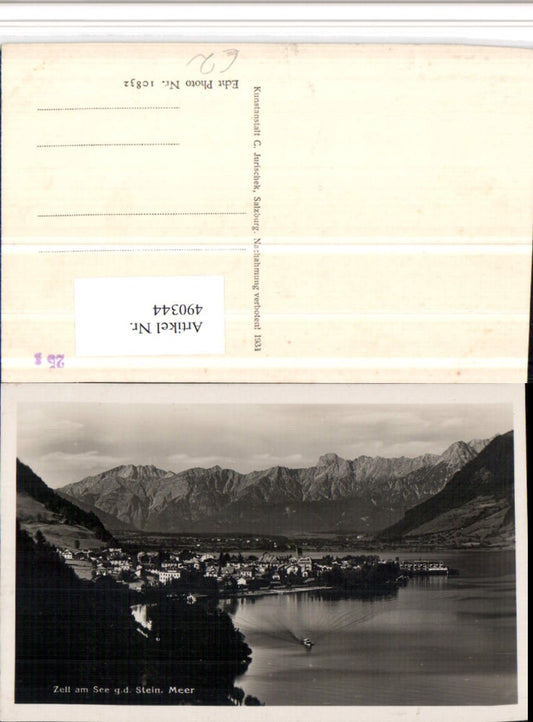 490344,Zell am See Totale geg. Steinerne Meer Bergkulisse