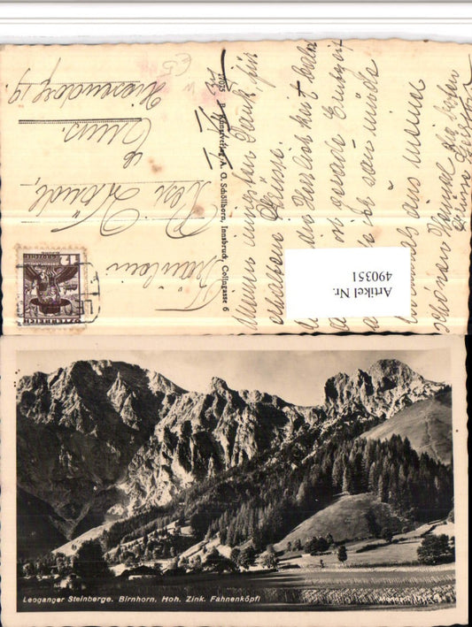 490351,Leoganger Steinberge Birnhorn b. Leogang Bergkulisse