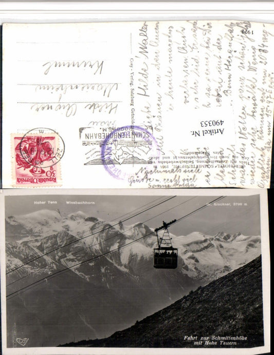 490353,Fahrt zur Schmittenhöhe b. Zell am See Seilbahn Bergkulisse pub Cosy