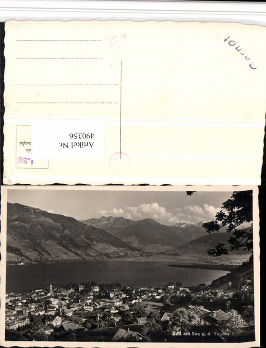 490356,Zell am See Totale geg. Tauern Bergkulisse